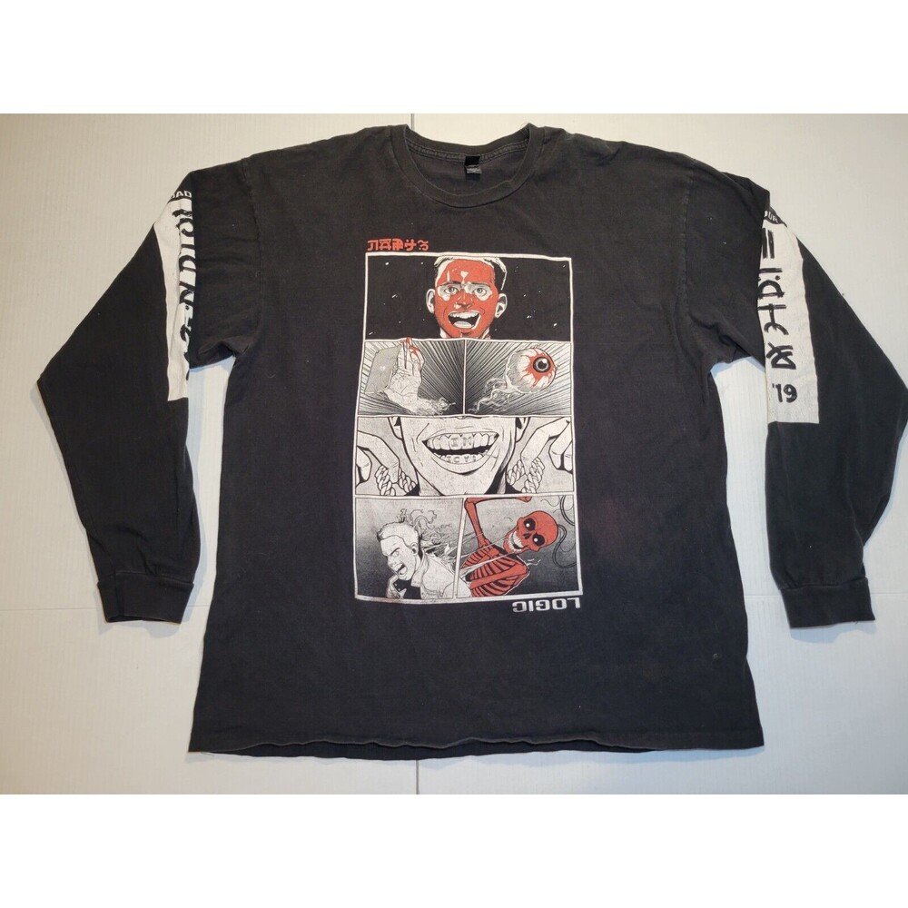 LOGIC CONFESSIONS OF A DANGEROUS MIND 2019 TOUR CONCERT LONG SLEEVE SHIRT 2XL!